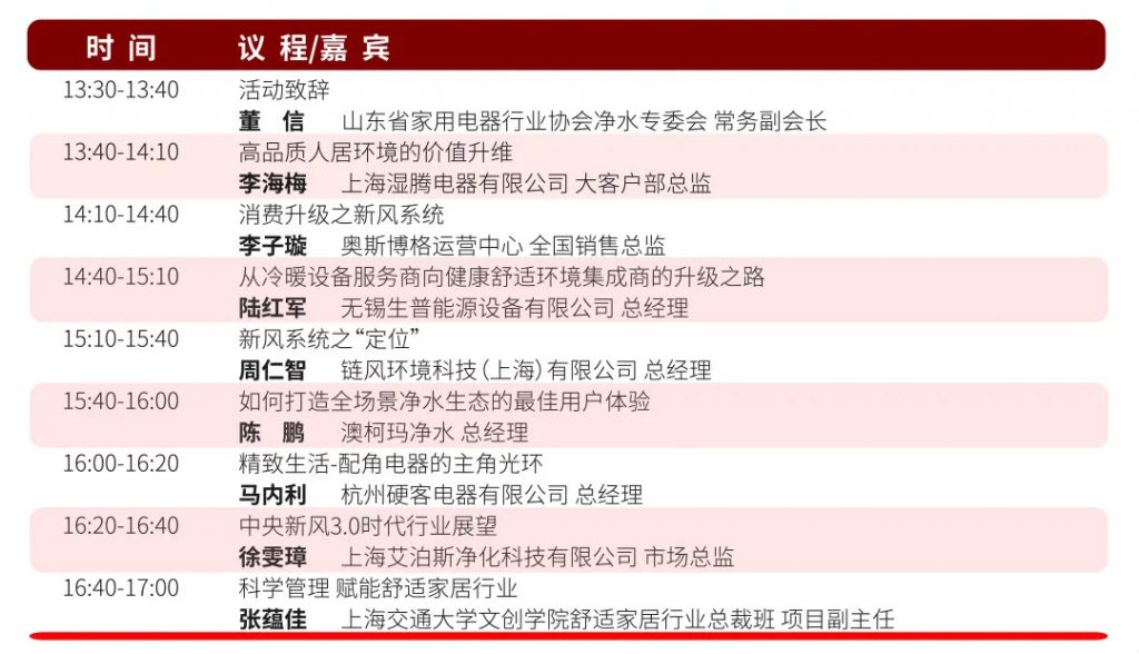 消費(fèi)升級之下健康家電順勢起飛,三大主題論壇乘勢而來!-暖通展|上海暖通舒適系統(tǒng)展COMFORTECO CHINA 2025 消費(fèi)升級之下健康家電順勢起飛,三大主題論壇乘勢而來!-暖通展|上海暖通舒適系統(tǒng)展COMFORTECO CHINA 2025